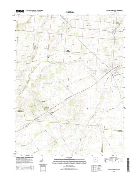 MyTopo South Charleston, Ohio USGS Quad Topo Map