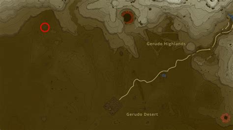 Zelda Tears Of The Kingdom Gerudo Shield Location Guide