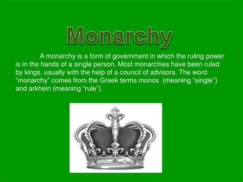 PPT - Monarchy PowerPoint Presentation, free download - ID:1979185