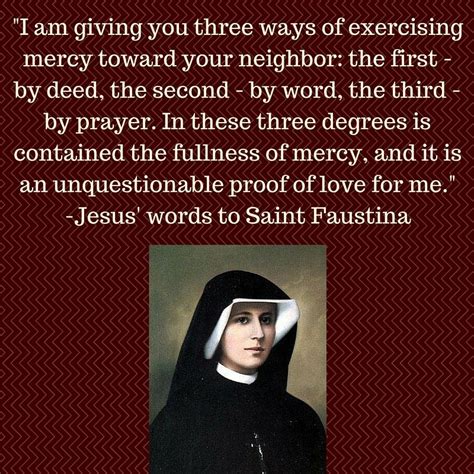 St Faustina Quotes On Prayer