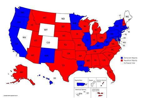 2016 United States Presidential Primaries by State Party Majorities | Presidential primaries ...