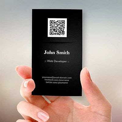 QR Code Business Card - CXJ Card Factory