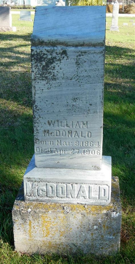 William McDonald (1864-1906) - Find a Grave Memorial