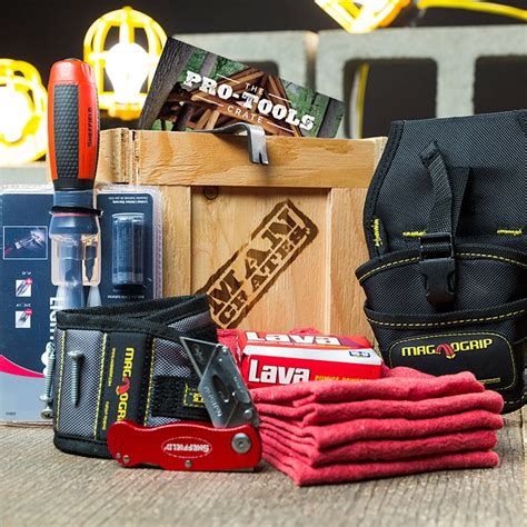 The Pro-Tool Crate | Tool Set Gifts for Guys | Man crates, Crates, Mens gifts