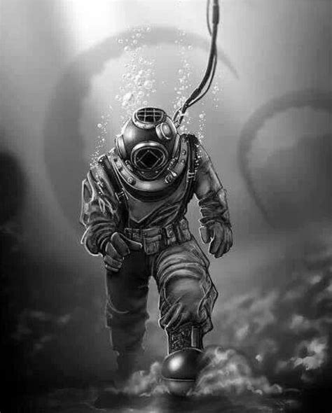 Deep Sea Diver Helmet - Diving helmet diving suit scuba diving fantasy ...