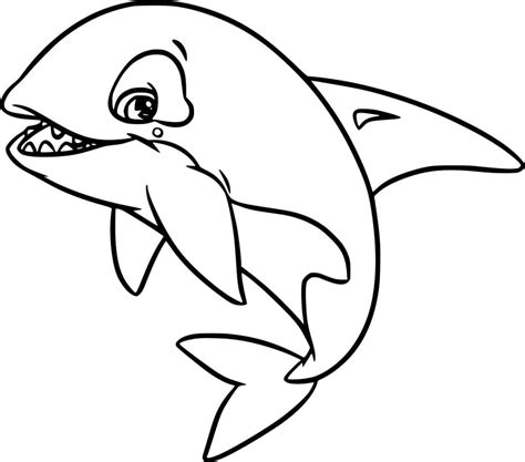 Printable Orca Whale Coloring Page - Free Printable Coloring Pages for Kids