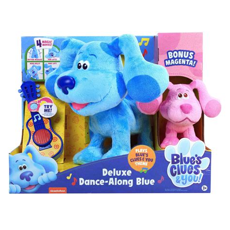 Blue's Clues & You! Deluxe Dancing Blue & Magenta - Walmart.com