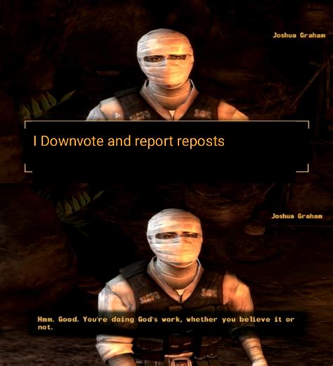 New meme template aswell as a meme, if you like it... : r/FalloutMemes