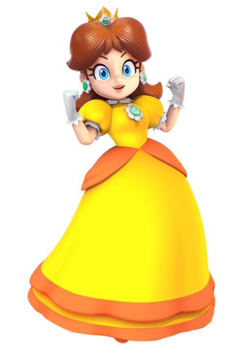 Princess Daisy Render by Nibroc-Rock on DeviantArt