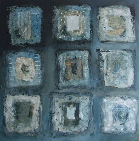 Sally MacCabe - Mixed Media | Collage art mixed media, Fabric artwork, Modern art abstract