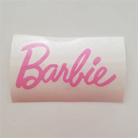 Barbie Logo Sticker - Etsy