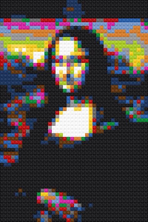 Squint your eyes and see her smile | Computer graphics, Cross stitch, Poster