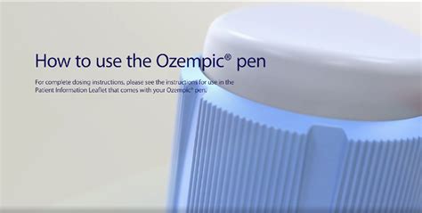 How to use Ozempic Pen - Bury Healthcare Online