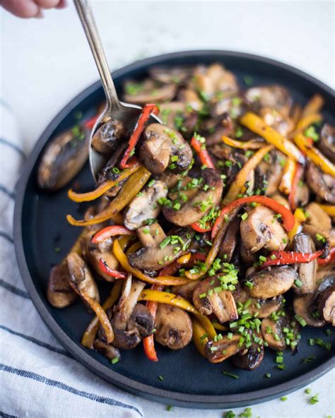 Cook and Savor | Vegan Mushroom Stir Fry