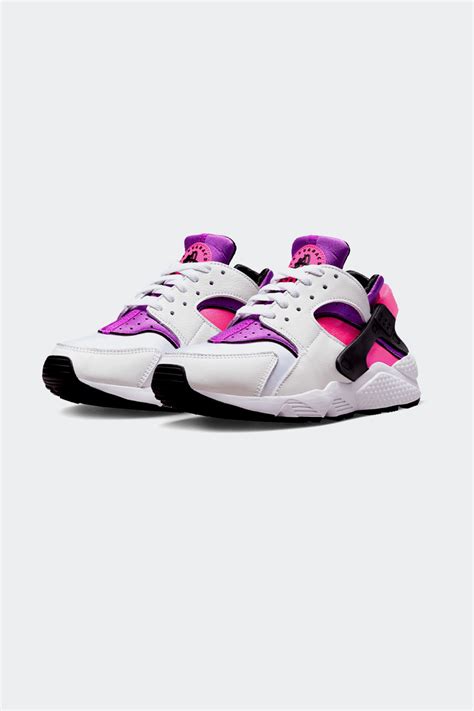 Nike Air Huarache White/Black/Hyper Pink/Vivid | Stylerunner