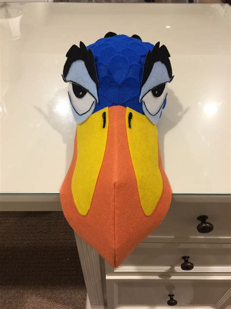 Zazu Mask made for Lion King Junior - constructed onto baseball cap | Lion king costume, Lion ...