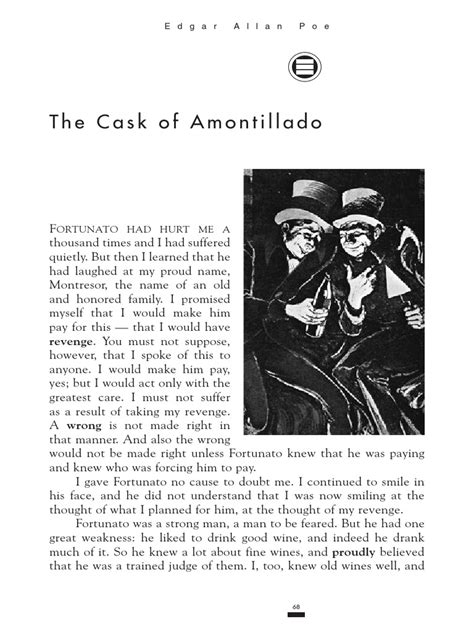 The Cask of Amontillado(summary)