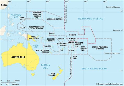 Oceania World Map