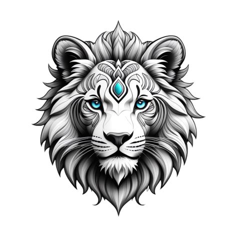 lion head logo mascot 44300315 PNG