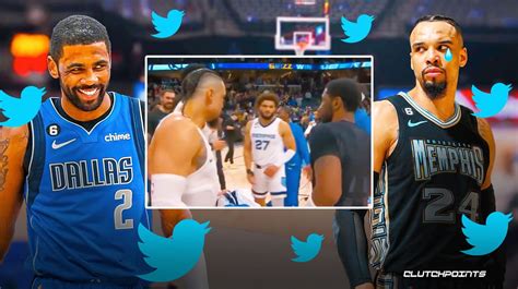 Mavs: Kyrie Irving rejects Dillon Brooks' jersey swap, NBA Twitter reacts