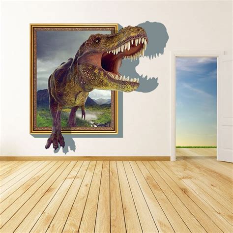 2015 3d Wall Stickers For Kids Rooms Boys Dinosaur Decals For Baby Room ...