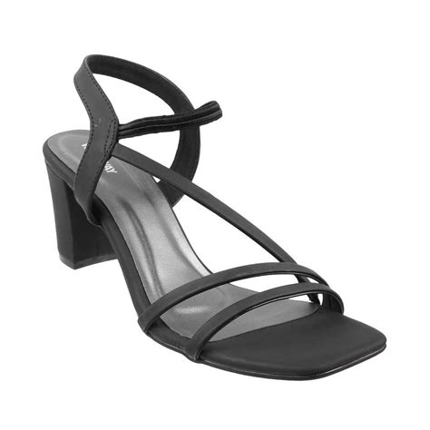 Buy Women Black Formal Sandals Online | Walkway Shoes