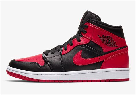 Buty Air Jordan 1 Mid Banned - 554724-074 - Basketo.pl