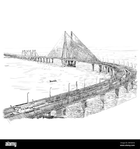 Bandra–worli sea link Cut Out Stock Images & Pictures - Alamy