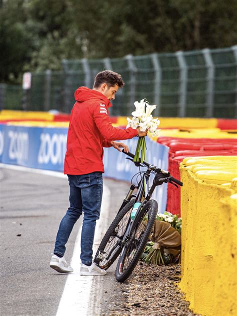 Charles Leclerc pays tribute to driver Anthoine Hubert