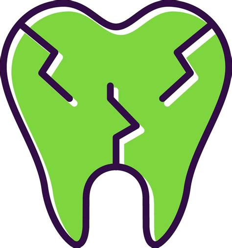 Broken Tooth Vector Icon Design 26025663 Vector Art at Vecteezy