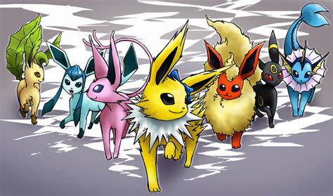 The Eevee Family by Fonftka on DeviantArt