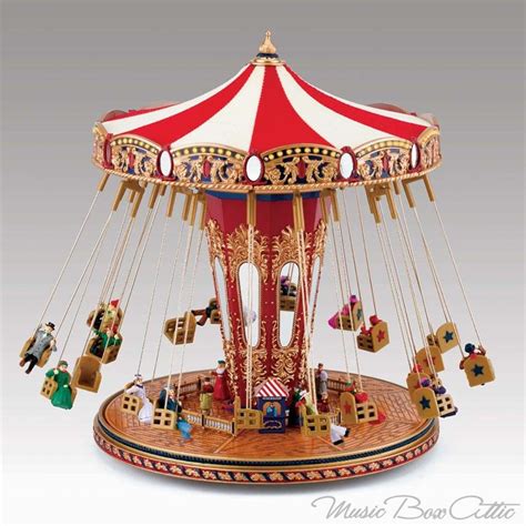 Mr. Christmas World's Fair Swing Carousel Christmas World, Mr Christmas, Christmas Village ...