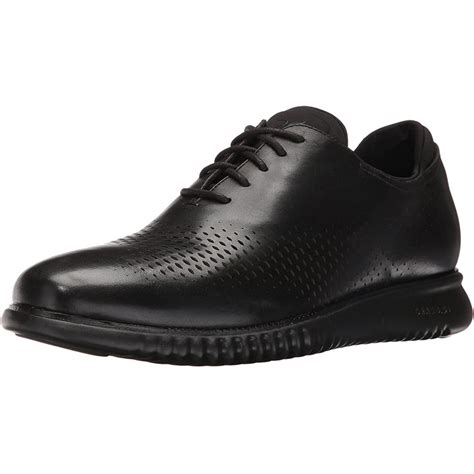 Cole Haan - Cole Haan Men's 2 Zerogrand Laser Wing Black / Ankle-High Leather Oxford Shoe - 9.5M ...