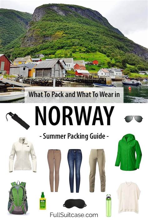 What to Wear and What to Pack for Norway in Summer