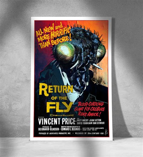 The Return of the Fly Movie Poster - Etsy