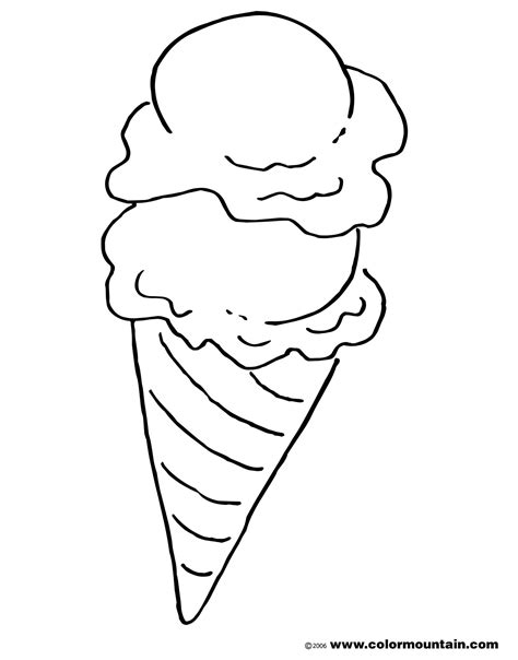 Ice Cream Cone Coloring Pages: Affordable Way to Make the Kids Love Coloring - Coloring Pages