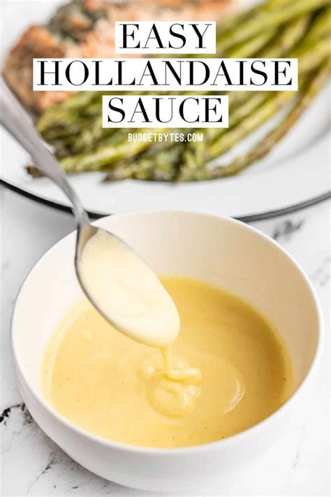 Easy Hollandaise Sauce Recipe - Budget Bytes