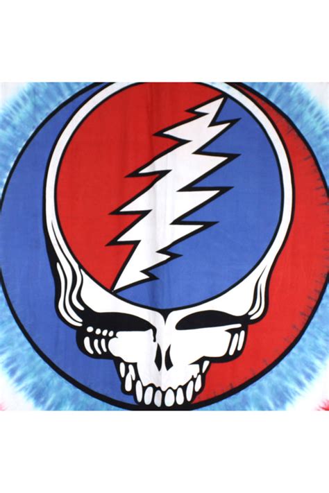 Grateful Dead RWB Steal Your Face Tapestry 60x90