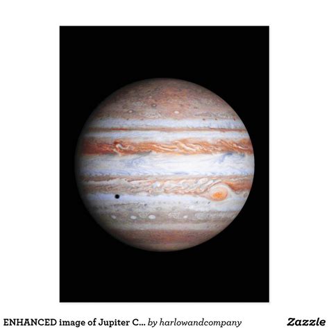 ENHANCED image of Jupiter Cassini flyby NASA Postcard | Zazzle.com in ...