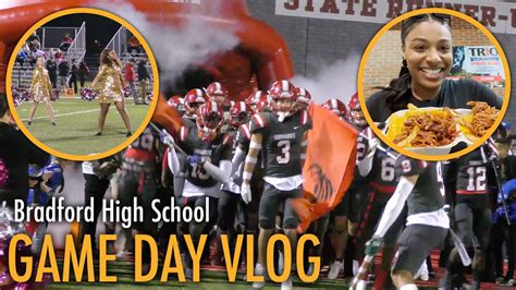 Game Day Travel Vlog | Bradford High School Football - YouTube