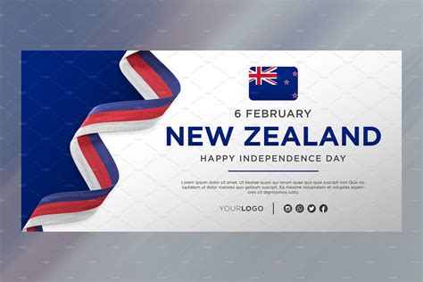 New Zealand National Day Banner | Photoshop Templates ~ Creative Market