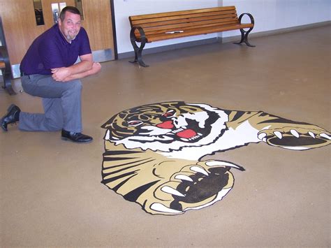 Oak Forest HS Teacher Paints Bengal Mascot | Oak Forest, IL Patch