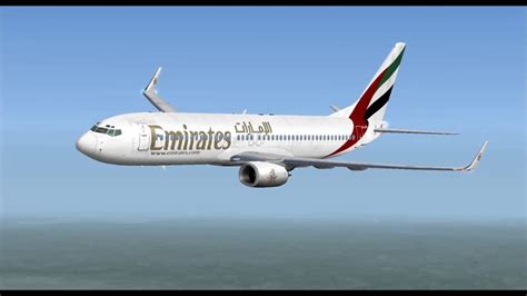 BOEING 737 800 EMIRATES AIRLINES LANDING AT SYDNEY INTL AIRPORT FS9 HD ...