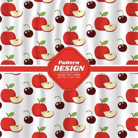 fruit pattern background design 25409945 Vector Art at Vecteezy