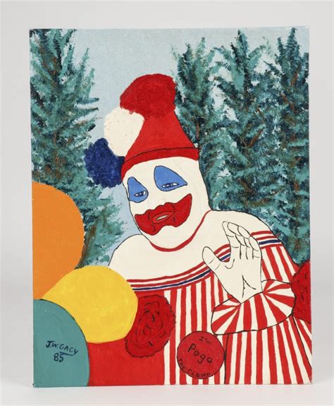 Serial Killer’s Sinister Clown Painting Fetches Over $12K at Auction