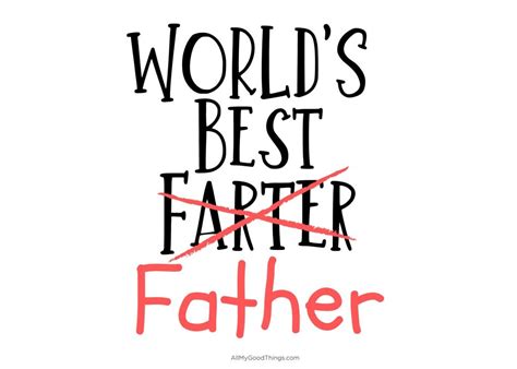 FREE Printable Funny Father's Day Cards - All My Good Things