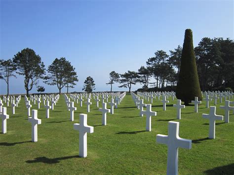 Omaha Beach Cemetery - Normandy Free Stock Photo - Public Domain Pictures