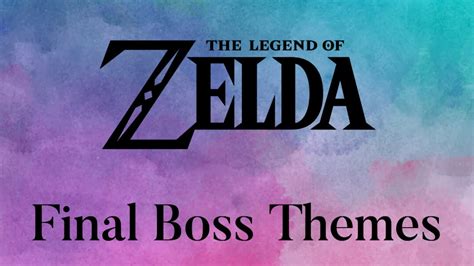 Legend of Zelda Final Boss Themes - YouTube