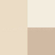 Benjamin Moore™ Color Combinations - L- Honeyed Almond T- Acadia White B-Bar Harbor Beige