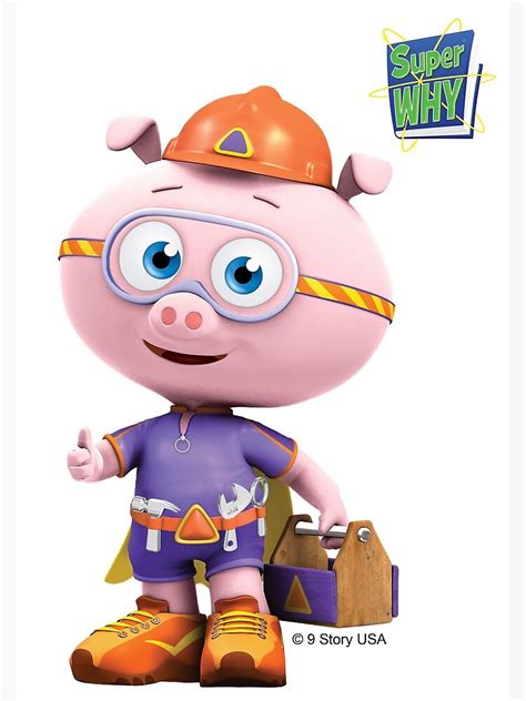 "Super WHY! Alpha Pig" Canvas Print for Sale by superwhy | Redbubble